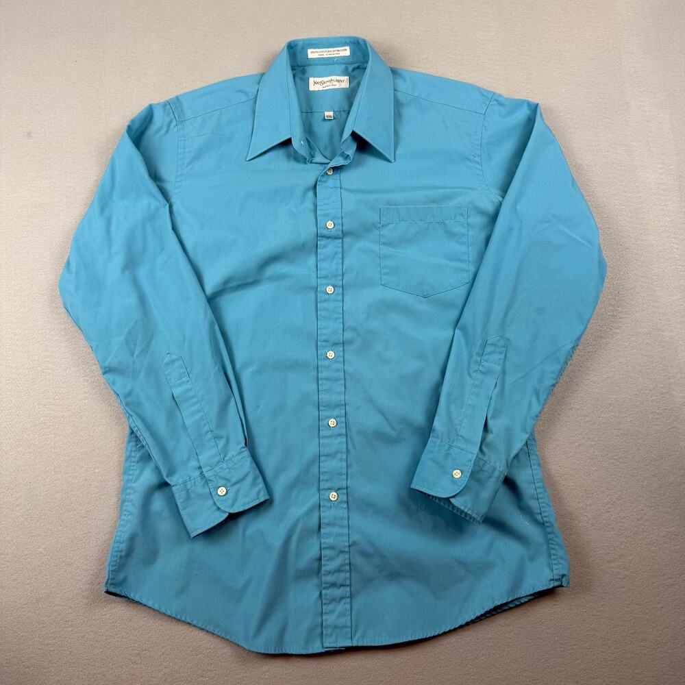 Yves Saint Laurent Menswear Vintage Shirt 15.5